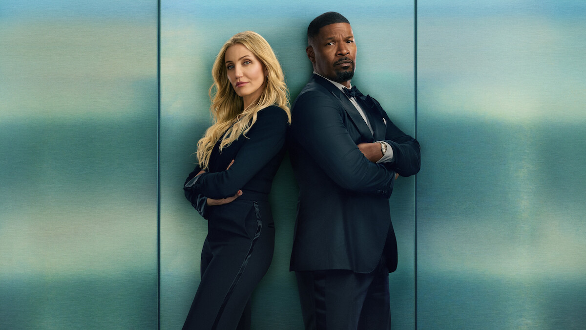 Cameron Diaz as Emily and Jamie Foxx as Matt in 'Back In Action'.