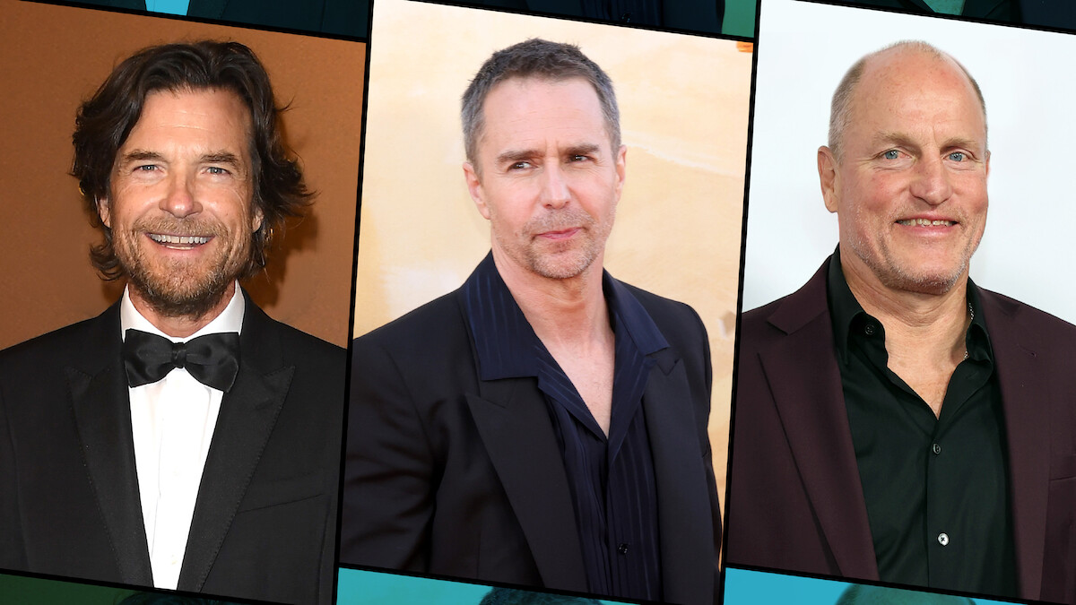 Three men in formal attire pose in separate close-up photos against different colored backgrounds, each smiling or looking neutral, in a collage layout.