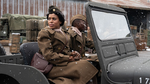 Kerry Washington as Major Charity Adams in 'The Six Triple Eight.'