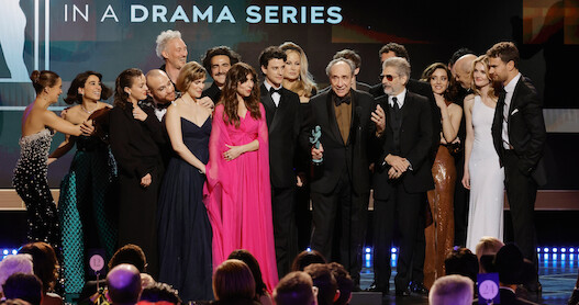 The White Lotus cast at the SAG Awards