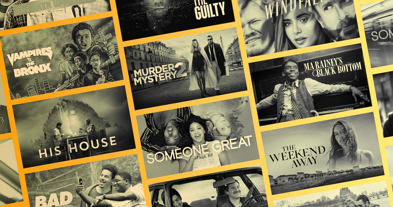 Montagem com vários títulos de filmes de 90 minutos