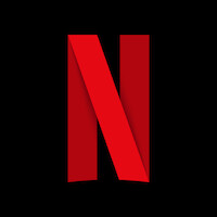The Netflix logo.