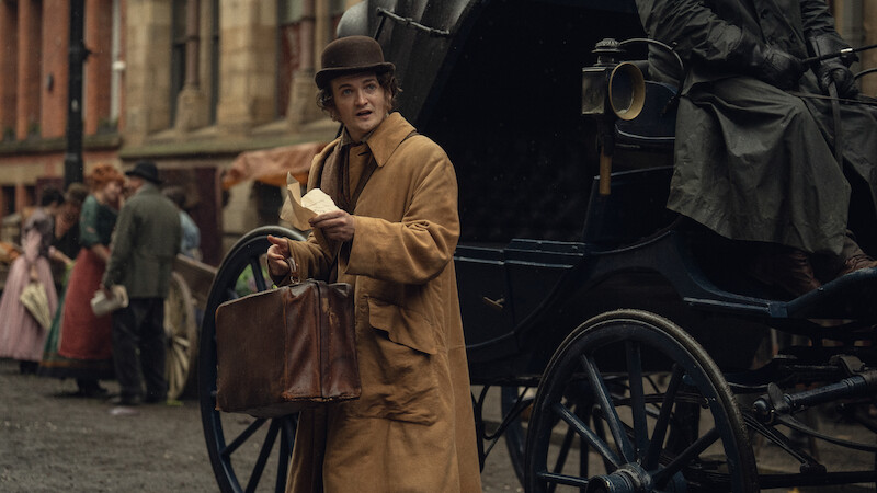 Jack Gleeson as Byron Hedges in 'House of Guinness' Season 1.