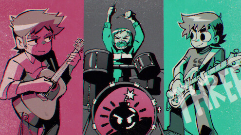Scott Pilgrim Takes Off illustration