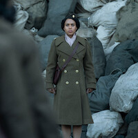 Kerry Washington as Major Charity Adams in 'The Six Triple Eight.'