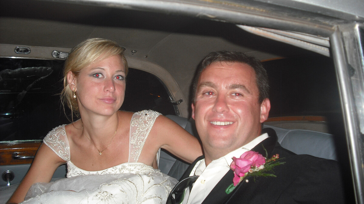 A couple on their wedding day in A Deadly American Marriage
