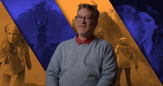 Visual Effects Supervisor Tim Crosbie with shots of Ciri (Freya Allan) from The Witcher S3.