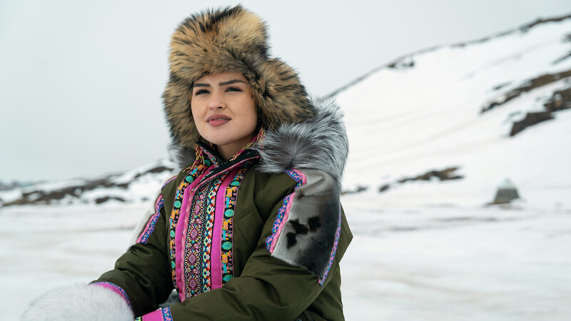 Anna Lambe as Siaja in 'North of North'