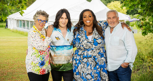 Prue Leith, Noel Fielding, Alison Hammond, and Paul Hollywood.