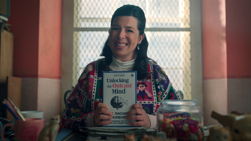 Heather Matarazzo, como Judi Spannegel, na temporada 2 de ‘Wandinha’.