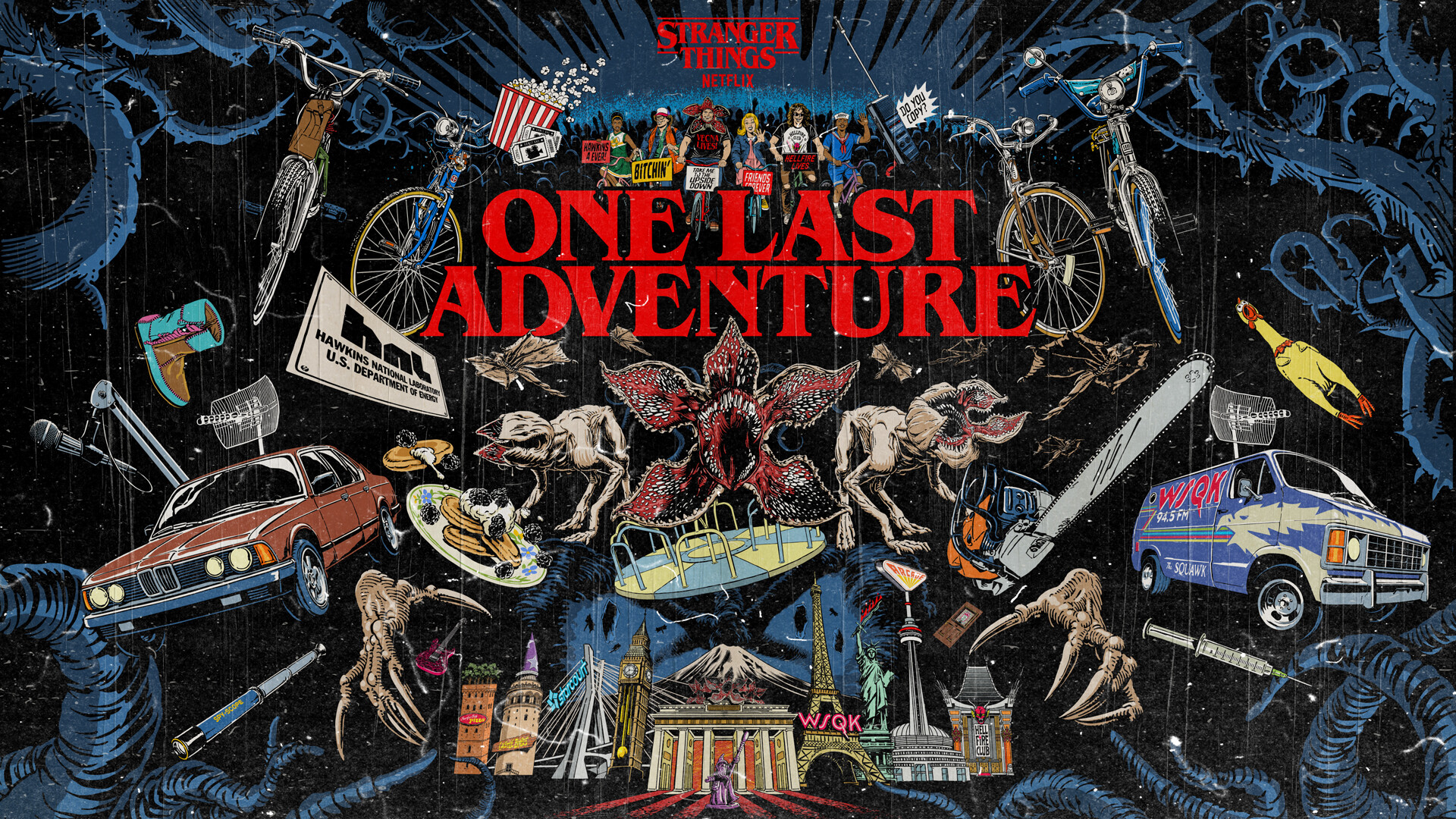 One Last Adventure illustrated poster