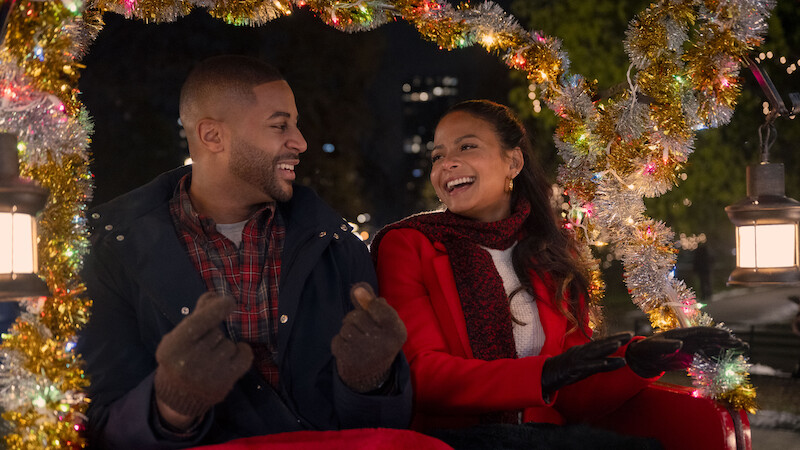The trailer for 'Meet Me Next Christmas.'