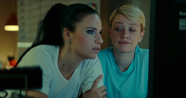Josephine Park and Fanny Bernth in The Nurse.