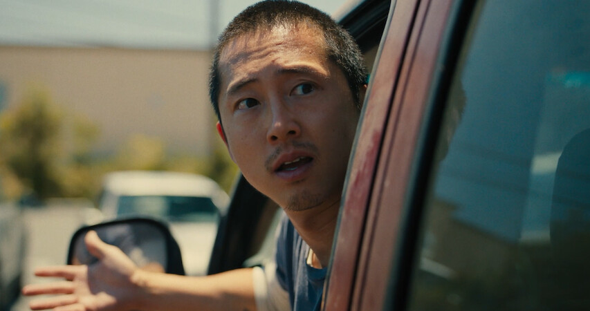 Steven Yeun em 'Treta'