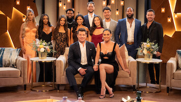 Zaina, Aria, Sandy, Scotty, Vanessa, Nick Lachey, Dave, Mariah, Vanessa Lachey, Caleb, J.R., and Nick