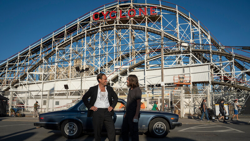 Jude Law as Jake, Jason Bateman as Vince in 'Black Rabbit.'