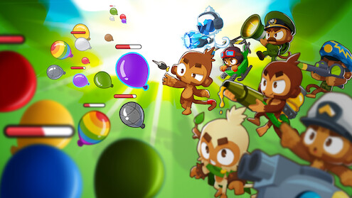 Game art for the mobile game 'Bloons TD 6'