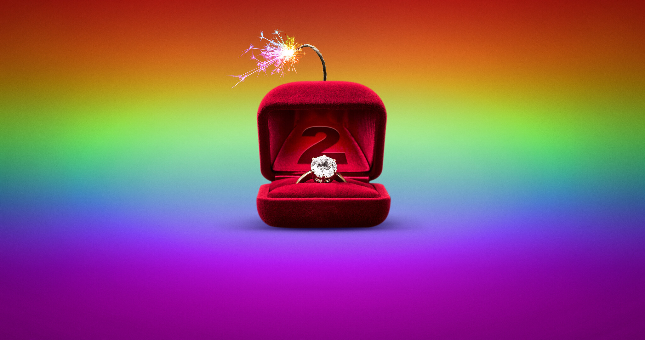 The Ultimatum: Queer Love - An engagement ring with an ominous fuse that's lit