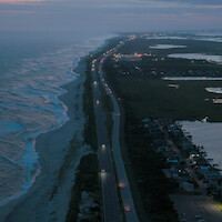 Aerial view of Gilgo Beach