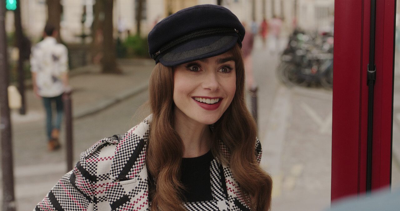 Emily smiling on the street