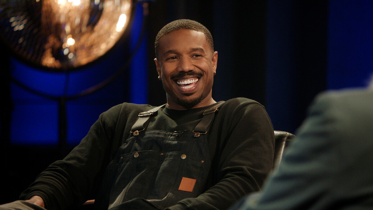 My Next Guest Needs No Introduction with David Letterman. Michael B. Jordan in episode 603 of My Next Guest Needs No Introduction with David Letterman. Cr. Courtesy of Netflix © 2025