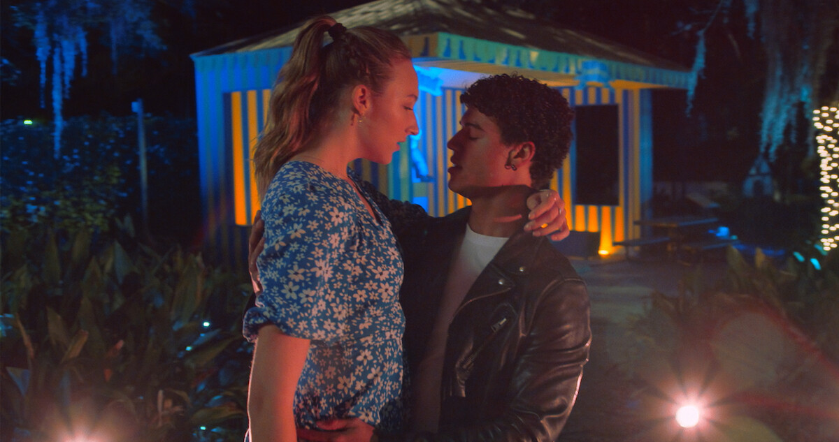 Jodi and Tommy dancing together in Tall Girl 2