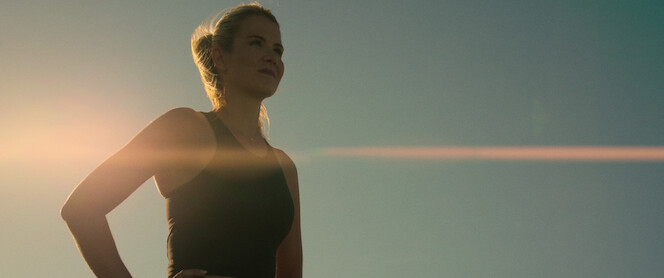 Elizabeth Smart looks into the distance