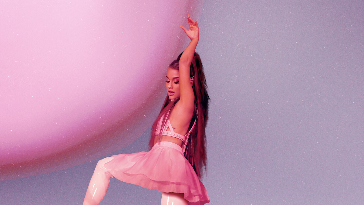 Ariana Grande performing in 'ariana grande: excuse me, i love you.'