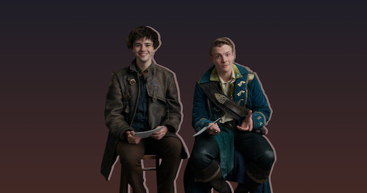 Jack Wolfe and Patrick Gibson from 'Shadow and Bone'
