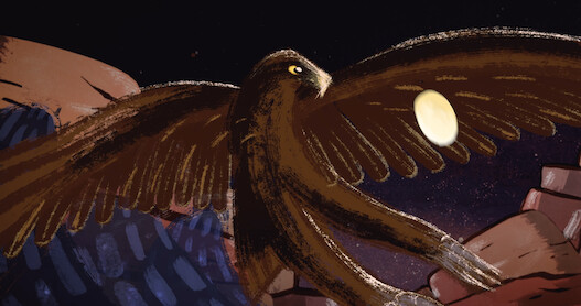 A behind the scenes illustration of film Back to the Outback