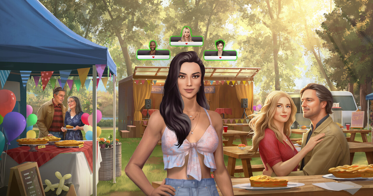 Artwork form the 'Virgin River' mobile game