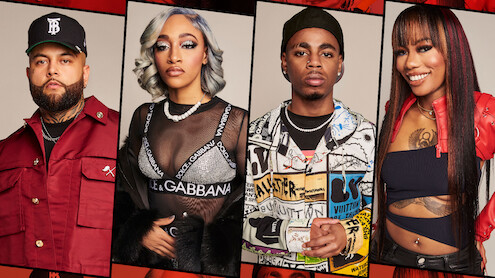 The final four finalists of 'Rhythm + Flow' Season 2