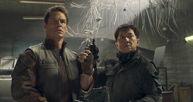 John Cena and Jackie Chan in the action film 'Hidden Strike'