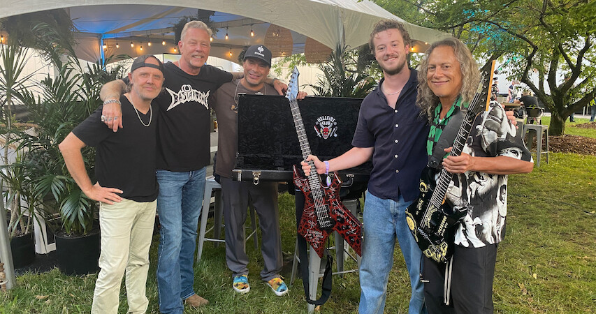 Watch ‘Stranger Things’ Star Joe Quinn Jam with Metallica at Lollapalooza