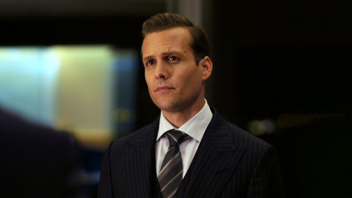 Gabriel Macht as Harvey Specter in 'Suits'.
