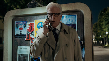 A Man on the Inside. Ted Danson as Charles in episode 206 of A Man on the Inside. Cr. Colleen E. Hayes/Netflix © 2025