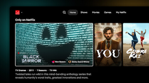 A preview of Netflix's new interface