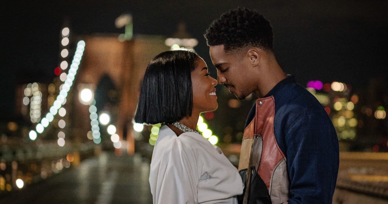 Gabrielle Union as Jenna and Keith Powers as Eric in 'The Perfect Find'.
