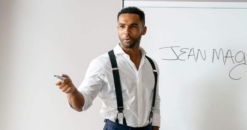 Lucien Laviscount’s Alfie Casting Tale Is ‘Emily in Paris’-Level Magic