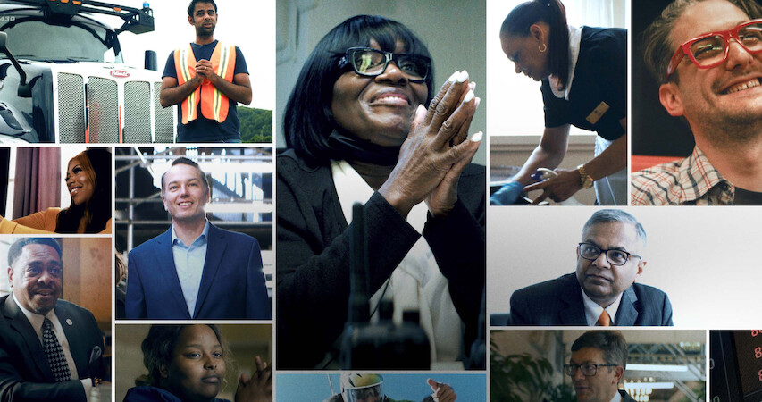 The cast of Working: What We Do All Day
