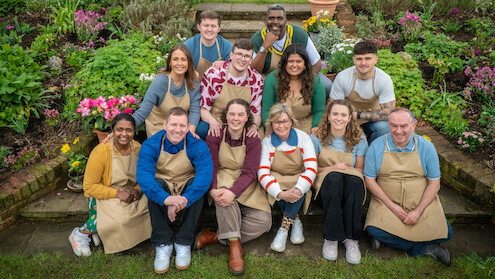 The cast from 'Great British Baking Show'