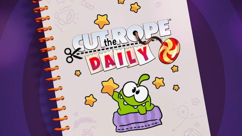 Video trailer for 'Cut the Rope Daily' mobile game. 