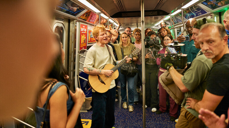 One Shot with Ed Sheeran. Ed Sheeran in One Shot with Ed Sheeran. Cr. Danny Clinch/Netflix © 2025