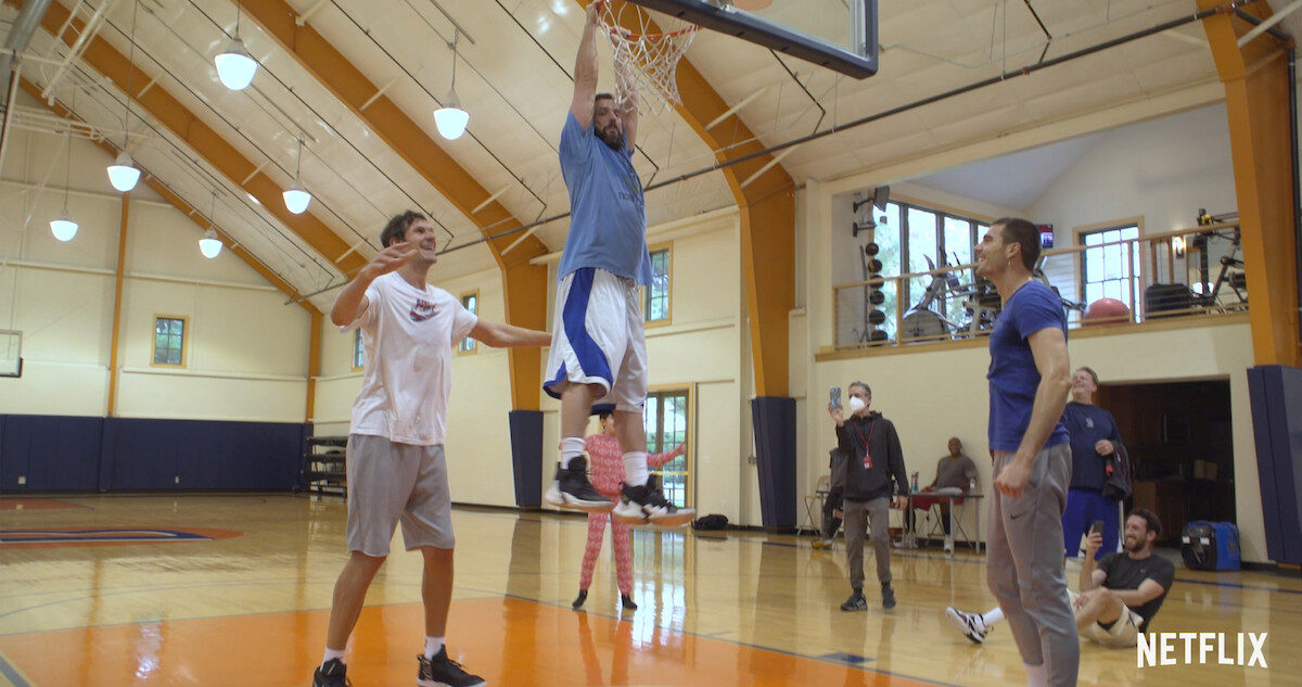 Watch Adam Sandler Shoot Hoops On The Set of 'Hustle'