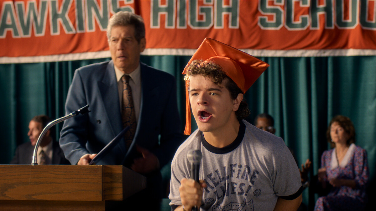 Gaten Matarazzo as Dustin Henderson in 'Stranger Things 5'