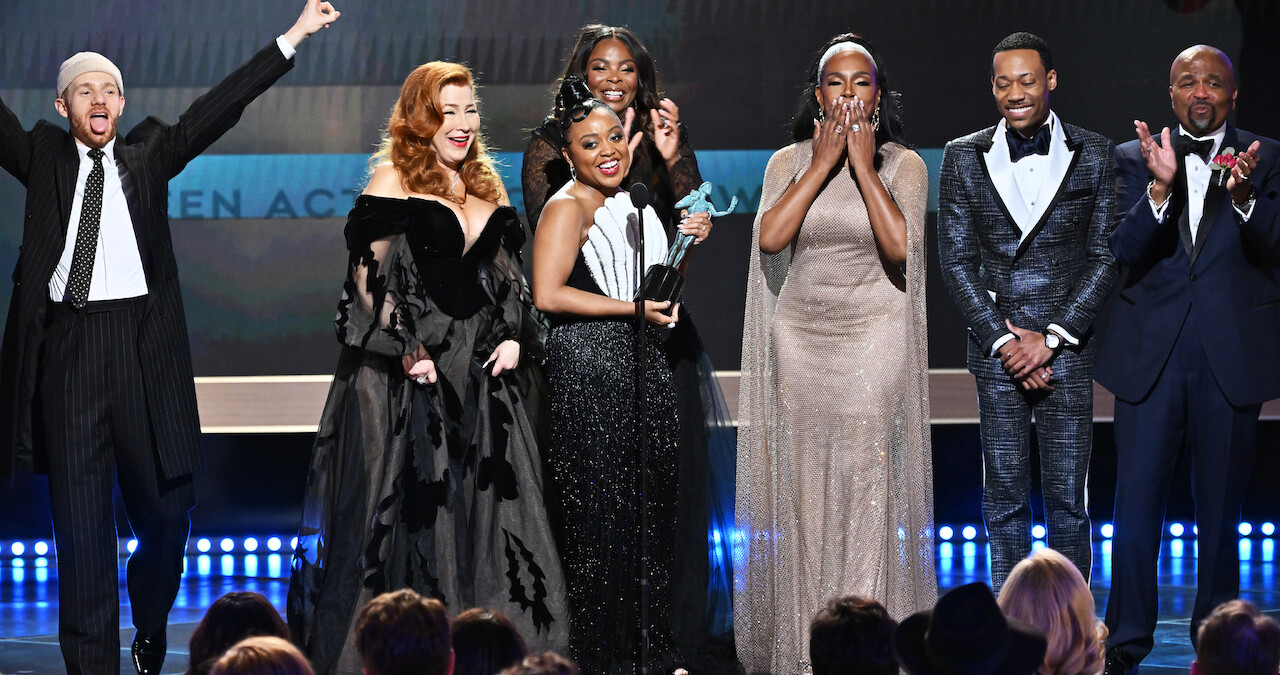 Abbott Elementary cast at the SAG Awards