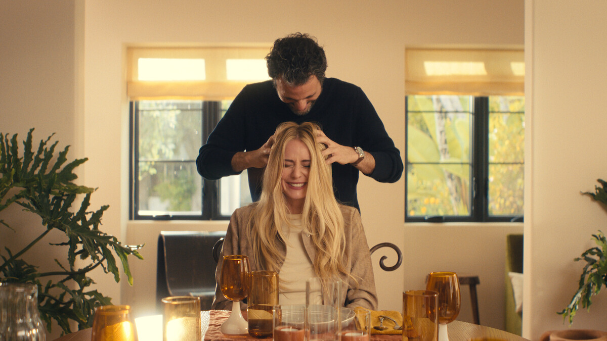 Arian Moayed as Andy and Justine Lupe as Morgan  in 'Nobody Wants This' Season 2.