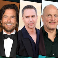 Three men dressed formally, standing against different colored backgrounds, arranged side by side in a collage-style image.