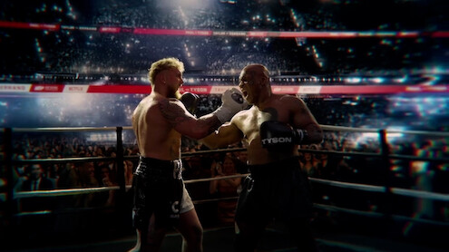 Jake Paul and Mike Tyson
